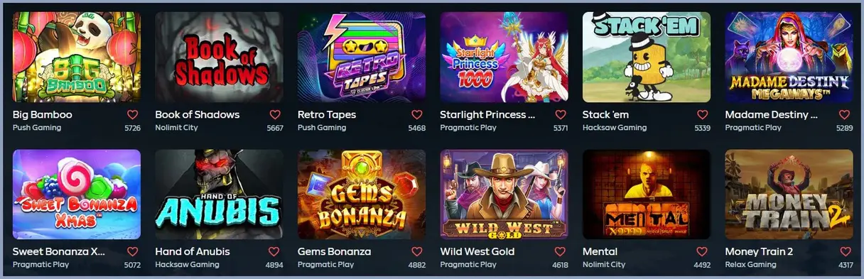 catalogue de Gamdom
